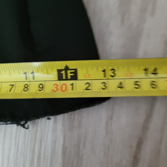 Hot Topic High Waisted Flare Gothic Bell Bottom Fringe Black Jeans Size Medium - Picture 7 of 9